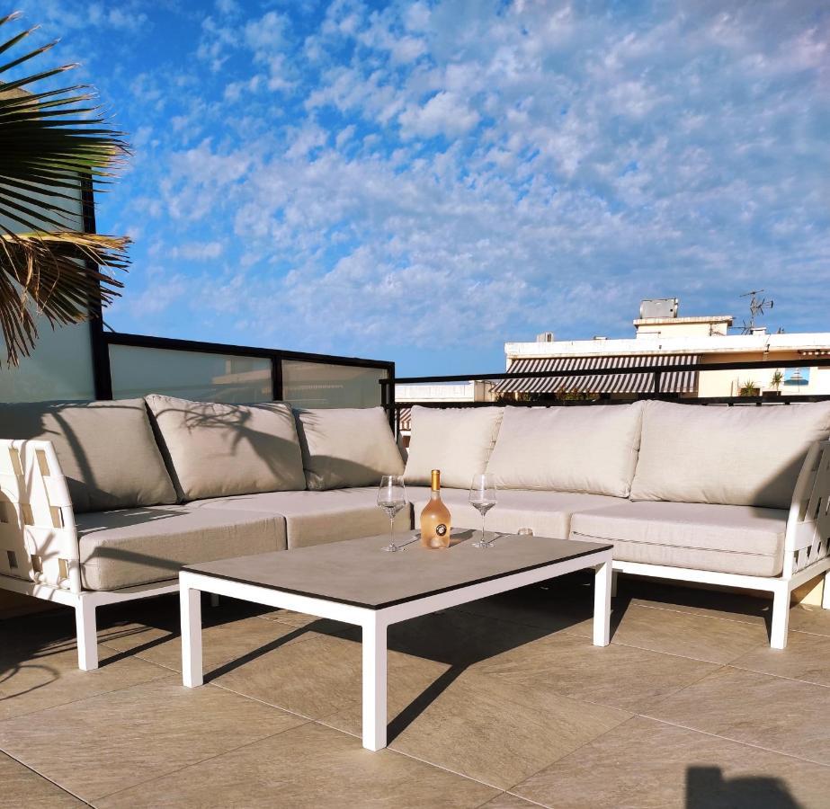 Magnificent 3 bedrooms Rooftop condo Antibes Buitenkant foto