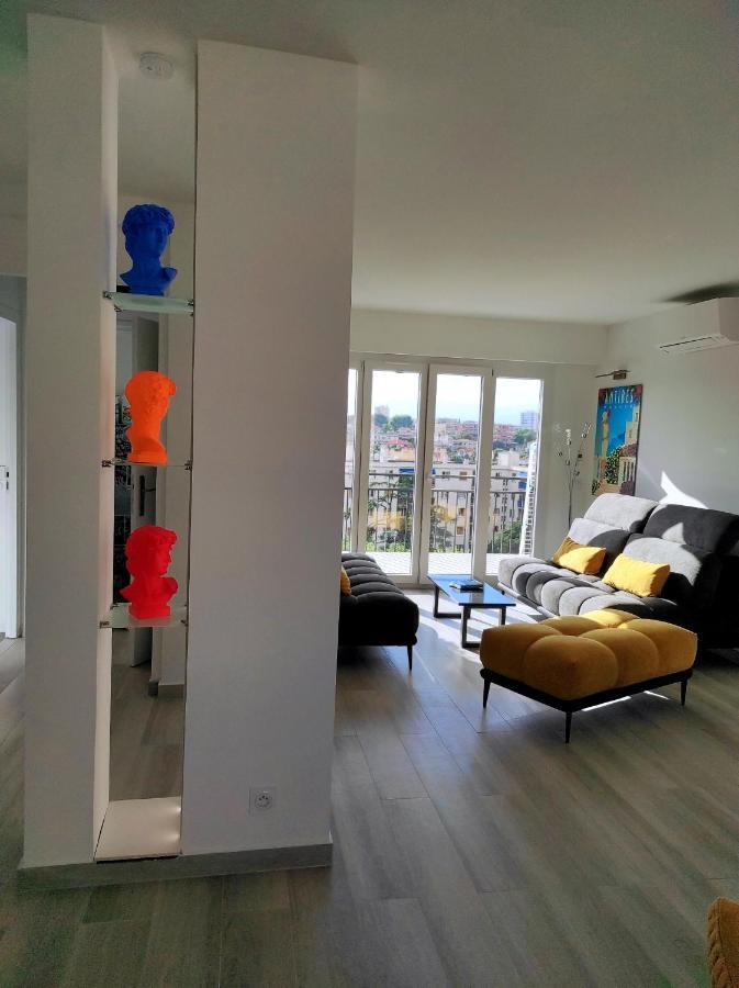 Magnificent 3 bedrooms Rooftop condo Antibes Buitenkant foto